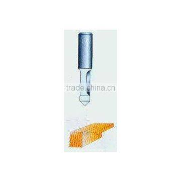 Tungsten carbide router bit--single piece panel pilot bit with drill point (0756)