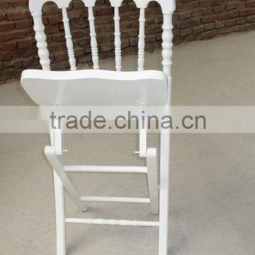 White Banquet Wedding Folding Napoleon Chair photo-6
