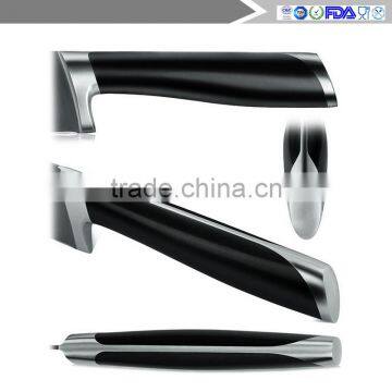 German Steel Forged Santoku Knife, 7-Inch Titanium Coated Blade photo-3