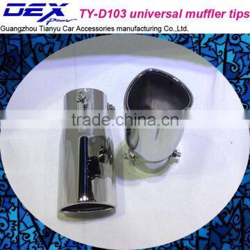 attractive heart-shaped universal exhaust system muffler tips