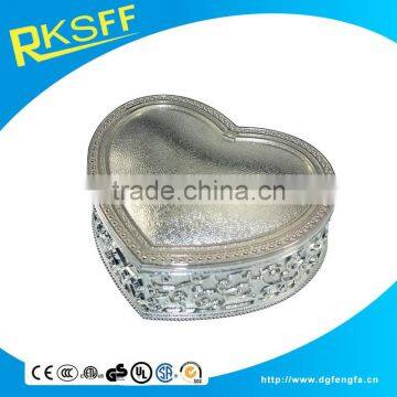 Custom Cheap Zinc Alloy Round Jewelry Gift Box photo-6