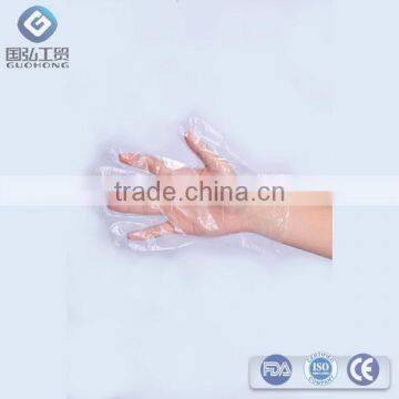 Disposable PE plastic glove eco-friendly plastic food grade gloves waterproof