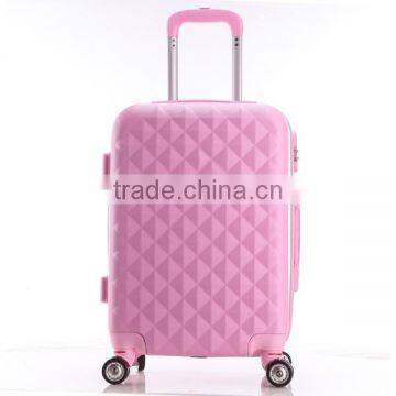 cheap pink abs luggage sets