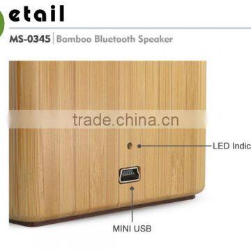 2016 Wireless Mini Bamboo Bluetooth Speaker photo-4