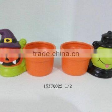 Halloween Decorations Ceramic Flower Pots photo-6