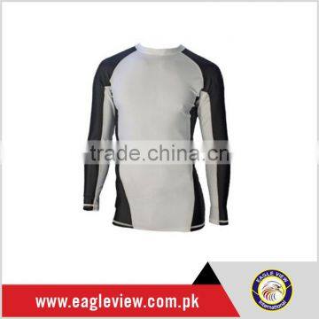 White & Black Rash Guard