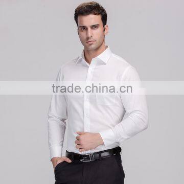 Custom Slim Fit Cut Cotton Dress Shirts Business Shirts Cotton Mens White Shirts photo-3