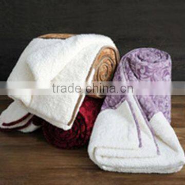 Faux Fur Flannel Plain Colour Quilt Blanket Pillow Handmade Patchwork Quilt Needlework Bed Linen Bedclothes 16 photo-2