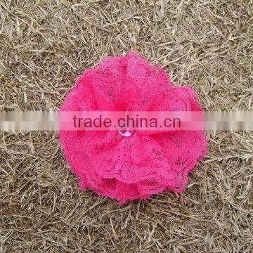 Wholesale Hobby Lobby Handmade Pink Lace Cheap Artificial Flower