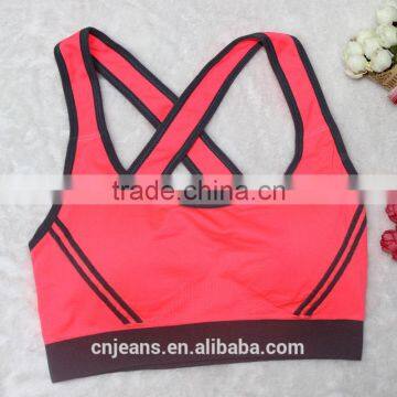 GZY 2015 New Design Sexy Girl Sport Seamless Hot Sexy Xxxx Sports Bra photo-5