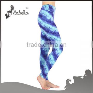 Sugar Pocket Women's Workout Leggings Printed Running Yoga Pants