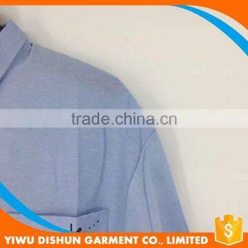 Oem High Quality Breathable Office Fancy Collar Blouse Ladies photo-5