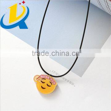 Best Sale Whatsapp Emoji Black Choker Necklace for Decoration photo-6