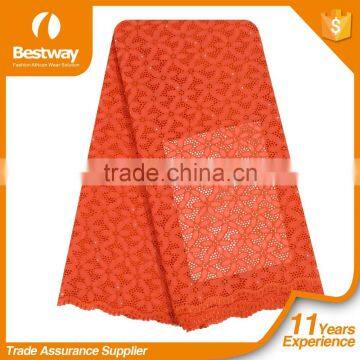 Heavy Lace Swiss Cotton Lace With Embriodery SL0402-6 photo-2