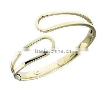 Gold Plated Bangles,Color Plated Bangles,Pulseras De Plata Chapado,14 Quilates Chapado En Oro Pulseras,Brazaletes Semanario