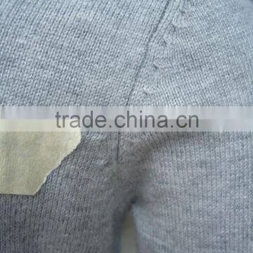 Custom Children Kids Heather Grey V-neck Button up Plain Knit Cardigan photo-6