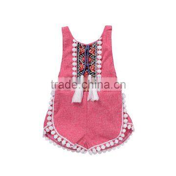 S33622W Summer 2017 Infant Kids Rompers Baby Girl Ruffles Romper photo-2