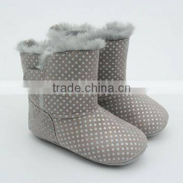 Warm Durable Soft Sole Handmade Baby Girl Boots photo-4
