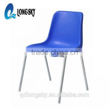 LS-4004 New Plastic School Chair With Steel Frame PP Cheap Plastic Restaurant Chair photo-2