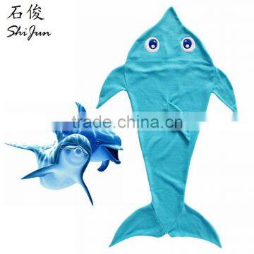 ShiJ Tail Dolphin Blanket For Kids