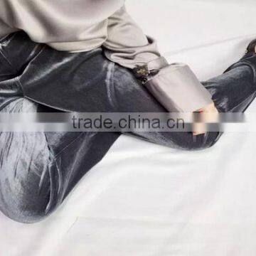 4665 Runwaylover High Waist Sexy New Design Velvet Sexy Pant photo-5