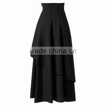 Walson 2017 Womens Steampunk Gothic Black Long Skirt photo-2