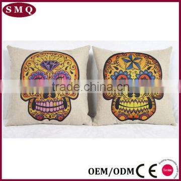Design Backrest Skull Cuddle Pillow Cover photo-5