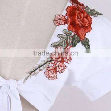 2017 Latest Fashion Top Design Crop Top Short Sleeve Nightclub Top photo-4