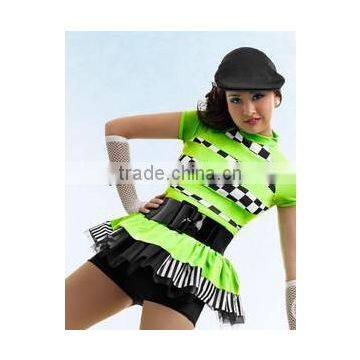 2014-new teen hip-pop dance dress-good girls hip-pop dance skirt wear---listen child&adults hip-pop dance costume