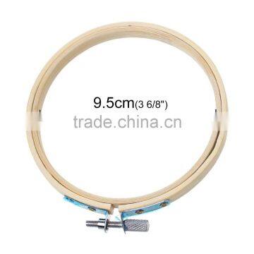 Wholesale Cross Stitch Supplies Sewing Tools Circle Round Natural Bamboo Embroidery Hoops photo-4