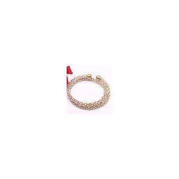 Handmade Rhinestone Crystal Jewelry Rhinestone Bangle Fashion Jewelry SR80218-G