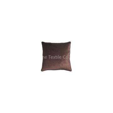 Decorative Modern Brown Plain Throw Pillows Custom For Home Hotel