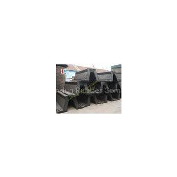 Black Arch Marine Rubber Fender For Steamship , 600H High Strength