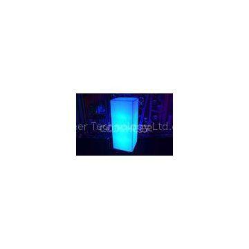 Rechargeable LED Column Bar Table Bar Table Outdoor Patio Furniture Set