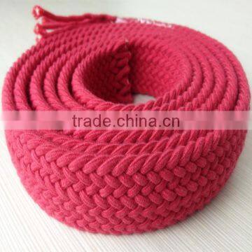 flat braided cotton rope for sale