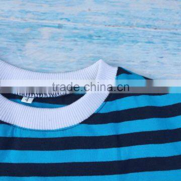 Wholesale Children Organic Cotton Fabric Pajamas Kids Girls Matching Fancy Striped Pajamas photo-6