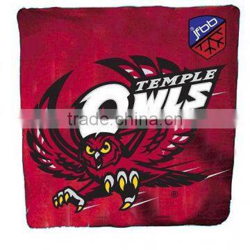 reactive printed fleece blanket