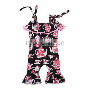 Yawoo teapot patterns rompers cute baby boutique clothes baby girl clothing online