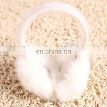 2012 hot selling warm pretty cute plush girls winter ear muffs