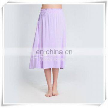 Ladies' Bamboo Knee Length Knitting Silky Soft Skirt Green Material New Tech. photo-3