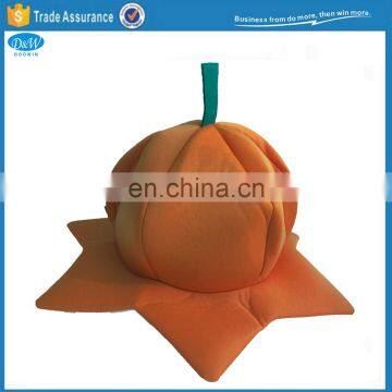 Halloween Party Dressup Pumpkin Shape Smile Face Polyester Hat photo-2