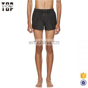 Custom service mens swimwear 100% polyester black sexy xxx mens beach shorts