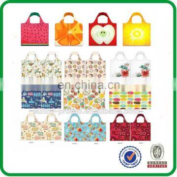 High polyester waterproof foldable shopping bag for sale