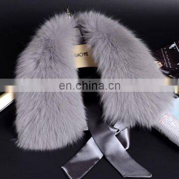 100% real fox fur detachable collars for women