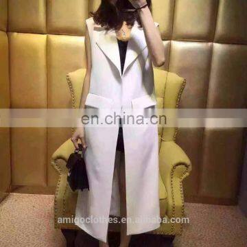 white high end women suit coat elegant mature suit dress