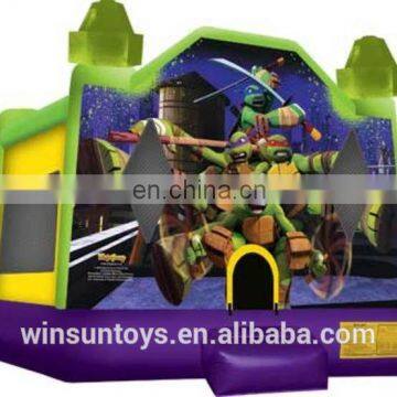 Commercial Inflatable Ninja Turtles jumper,moonwalk,bouncer