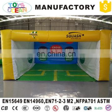 New design Portable squash Field Inflatable squash court Crossing Court with Branded Logo