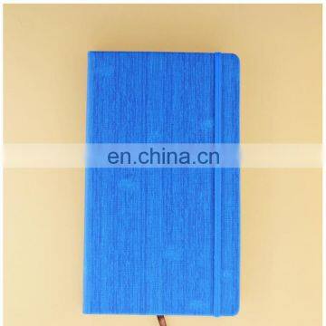 factory manufacture customized printing hardcove diary blue notebook,schedule notebook with Elastic Band