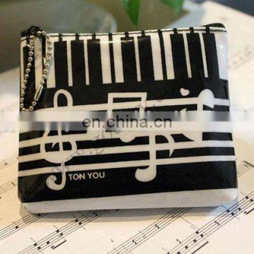 Printed Zippered PVC Coin Purse