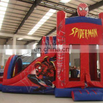 inflatable bounce house spider man / spider man jumping bouncer for kids / inflatable jump bouncer spider- man